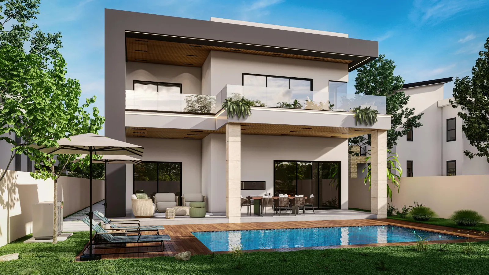 Luxury vacation rental interior cleaned by Clean City